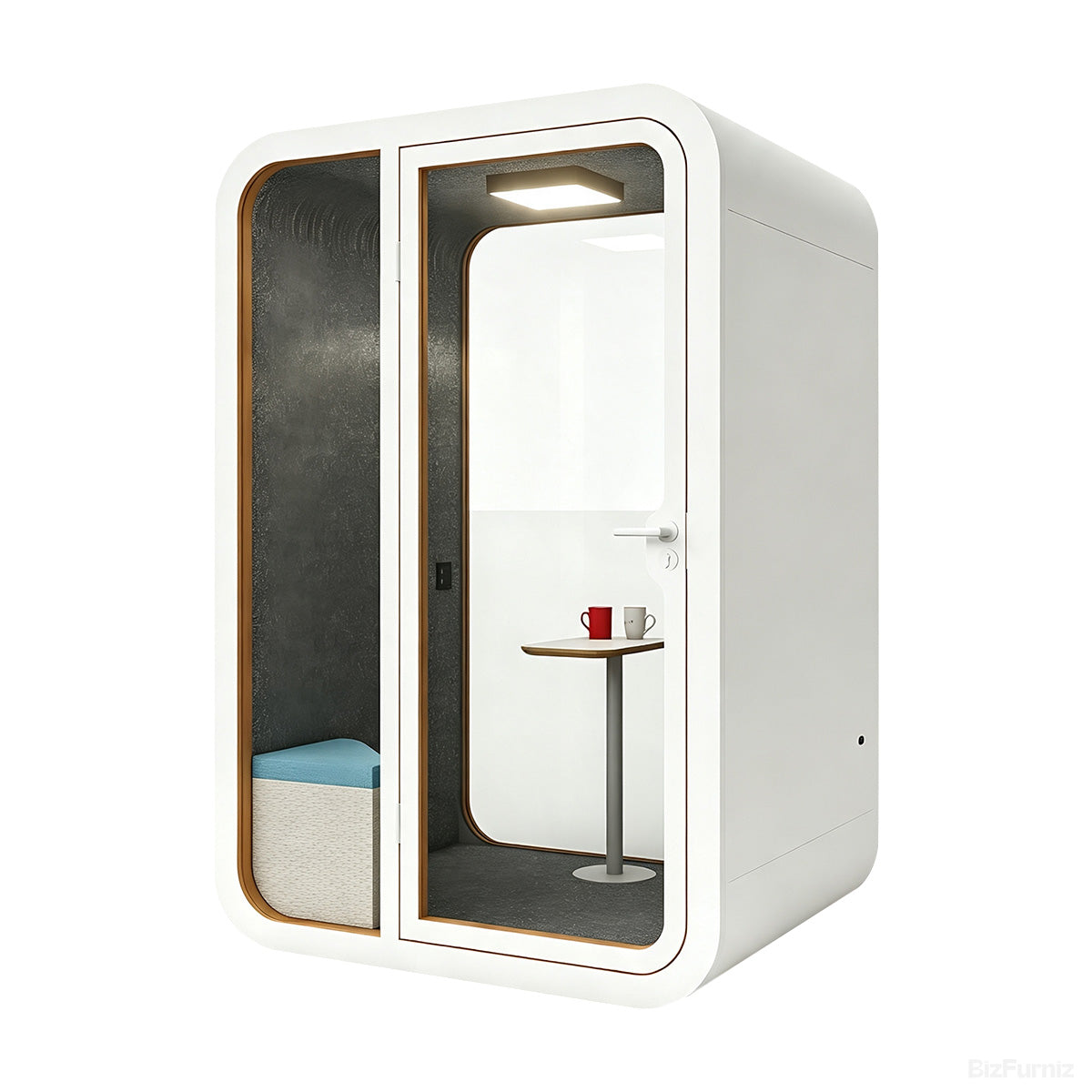 Enclosed Booth with Ventilation, Power Outlets and Mobile Casters product photo 3