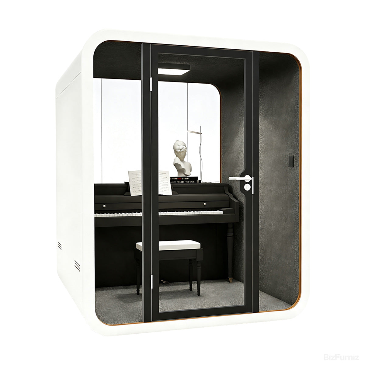 Enclosed Booth with Ventilation, Power Outlets and Mobile Casters product photo 2