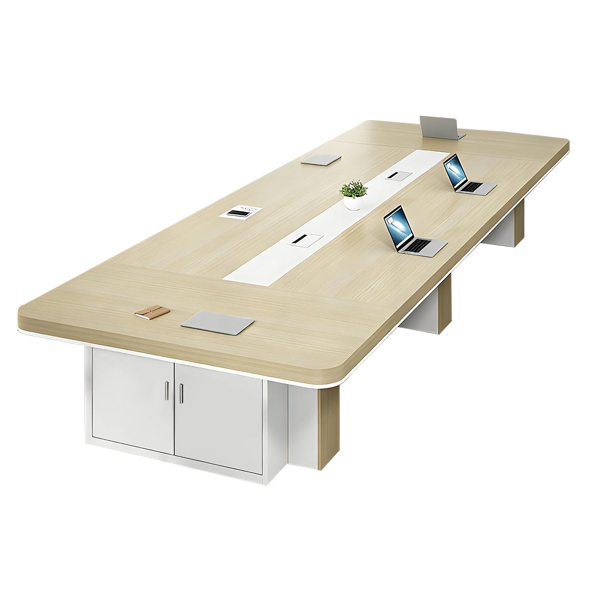 Conference Table 79–315 in Long with Cable Box
