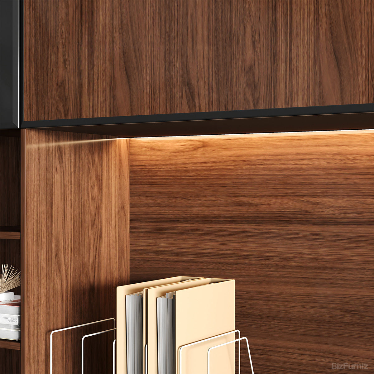 142-inch Modern Filing Cabinet with LED Light for Executive and Manager Offices product view 5