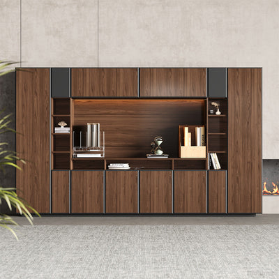 Storage Cabinet 142 in Wide with LED Lighting